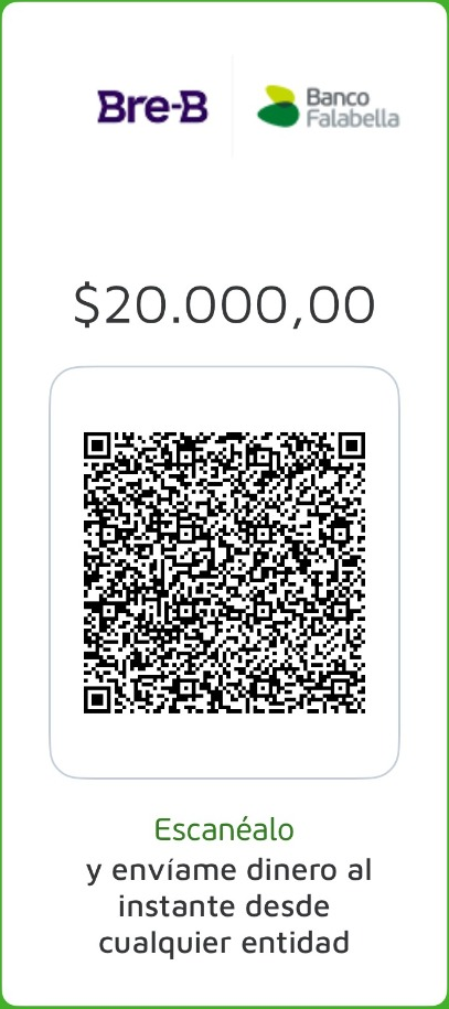 QR Bre-B Banco Falabella
